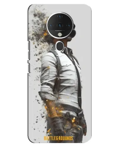 Чехол для TECNO Spark 6 с картинкой «PUBG — боец в пыли»