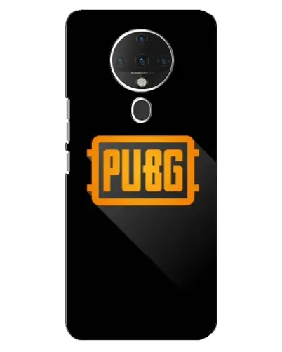 Чехол для TECNO Spark 6 с картинкой «PUBG — рамка лого»