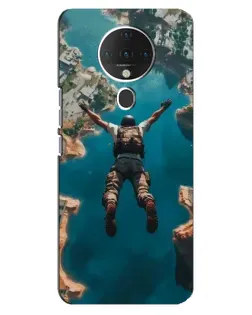 Чехол для TECNO Spark 6 с картинкой «PUBG — свободное падение»