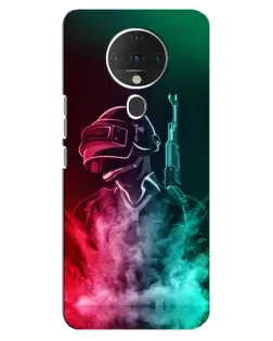Чехол для TECNO Spark 6 с картинкой «PUBG — огненный воин»