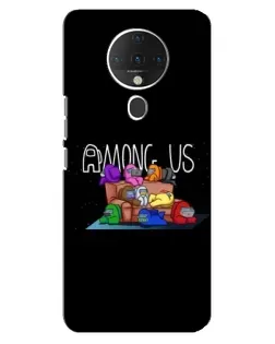 Чехол для TECNO Spark 6 с картинкой «Логотип Among Us» Чехол для TECNO Spark 6 с картинкой «Логотип Among Us»