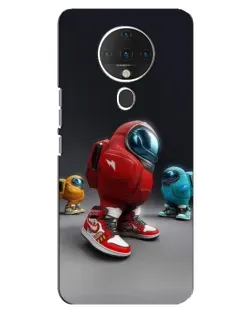 Чехол для TECNO Spark 6 с картинкой «Among Us — 3D стиль»