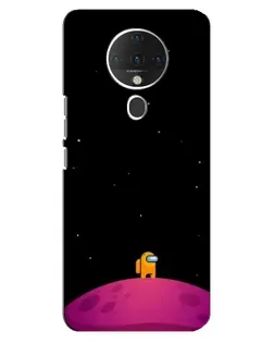 Чехол для TECNO Spark 6 с картинкой «Одинокий герой на планете»