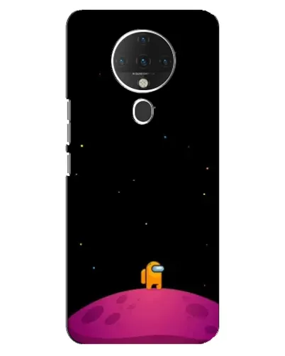Чехол для TECNO Spark 6 с картинкой «Одинокий герой на планете»