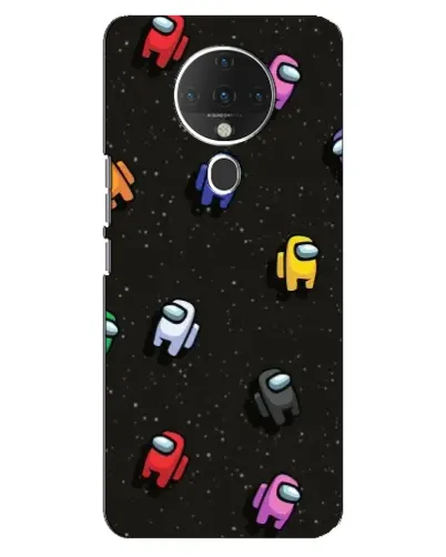 Чехол для TECNO Spark 6 с картинкой «Космический паттерн Among Us»