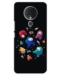 Чехол для TECNO Spark 6 с картинкой «Among Us космос»