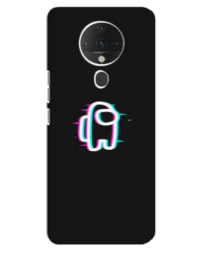 Чехол для TECNO Spark 6 с картинкой «Among Us неон»