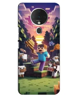 Чехол для TECNO Spark 6 с картинкой «Стив на ферме» Чехол для TECNO Spark 6 с картинкой «Стив на ферме»