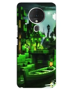 Чехол для TECNO Spark 6 с картинкой «Minecraft лесной пейзаж»