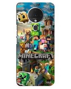 Чехол для TECNO Spark 6 с картинкой «Замок Minecraft»
