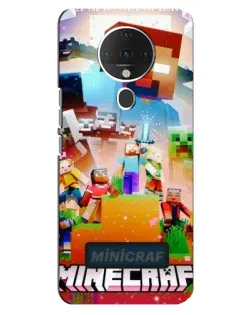 Чехол для TECNO Spark 6 с картинкой «Minecraft герои игры»