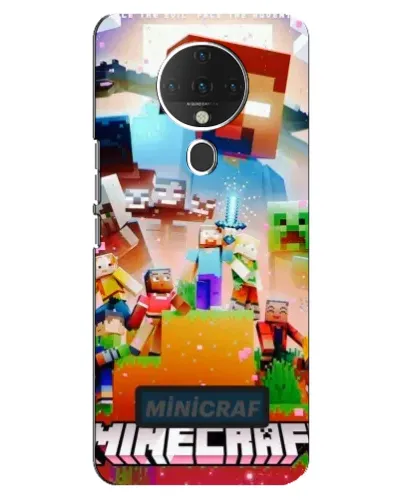 Чехол для TECNO Spark 6 с картинкой «Minecraft герои игры»