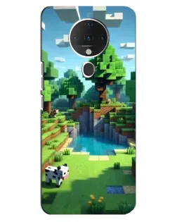 Чехол для TECNO Spark 6 с картинкой «Minecraft летний день»