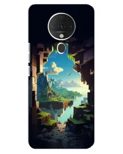 Чехол для TECNO Spark 6 с картинкой «Вид из пещеры»