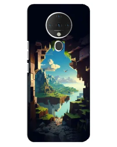 Чехол для TECNO Spark 6 с картинкой «Вид из пещеры»