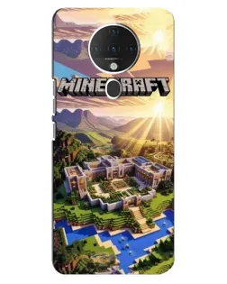 Чехол для TECNO Spark 6 с картинкой «Minecraft панорама»