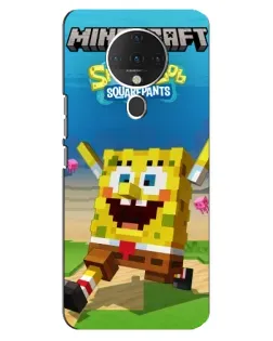 Чехол для TECNO Spark 6 с картинкой «Губка Боб Minecraft» Чехол для TECNO Spark 6 с картинкой «Губка Боб Minecraft»