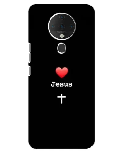 Чохол для TECNO Spark 6 з картинкою «Серце - Jesus» Чохол для TECNO Spark 6 з картинкою «Серце - Jesus»