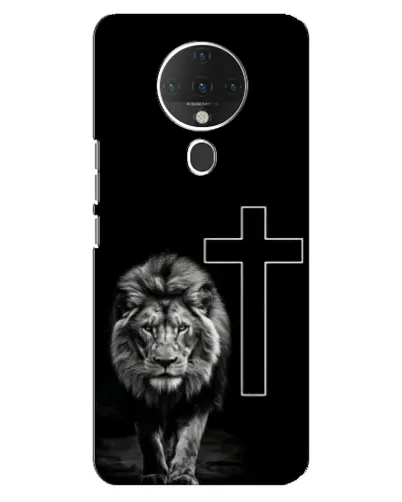 Чохол для TECNO Spark 6 з картинкою «Лев та Хрест» Чохол для TECNO Spark 6 з картинкою «Лев та Хрест»
