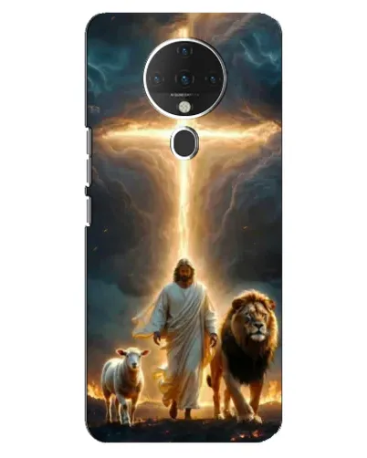 Чохол для TECNO Spark 6 з картинкою «Лев Юди та Світло» Чохол для TECNO Spark 6 з картинкою «Лев Юди та Світло»