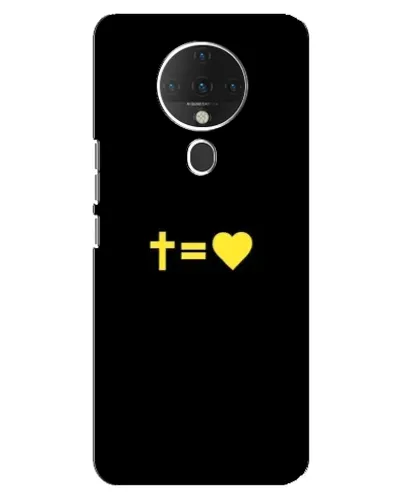 Чохол для TECNO Spark 6 з картинкою «Серце та Хрест» Чохол для TECNO Spark 6 з картинкою «Серце та Хрест»