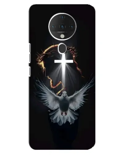 Чохол для TECNO Spark 6 з картинкою «Голуб та Світло» Чохол для TECNO Spark 6 з картинкою «Голуб та Світло»