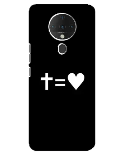 Чохол для TECNO Spark 6 з картинкою «Хрест та Серце» Чохол для TECNO Spark 6 з картинкою «Хрест та Серце»