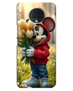 Чохол для TECNO Spark 6 з картинкою «Міккі з тюльпанами» Чохол для TECNO Spark 6 з картинкою «Міккі з тюльпанами»