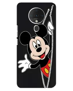 Чехол для TECNO Spark 6 с картинкой «Микки раздвигает стены»
