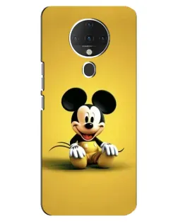 Чехол для TECNO Spark 6 с картинкой «Микки на желтом»