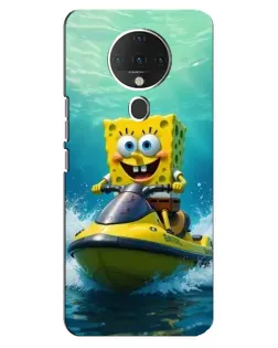 Чехол для TECNO Spark 6 с картинкой «Спанч Боб на гидроцикле» Чехол для TECNO Spark 6 с картинкой «Спанч Боб на гидроцикле»