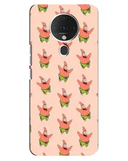 Чехол для TECNO Spark 6 с картинкой «Патрик Стар паттерн»