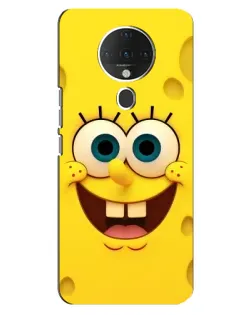 Чехол для TECNO Spark 6 с картинкой «Губка Боб улыбка»