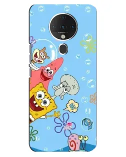 Чехол для TECNO Spark 6 с картинкой «Веселые пузырьки»