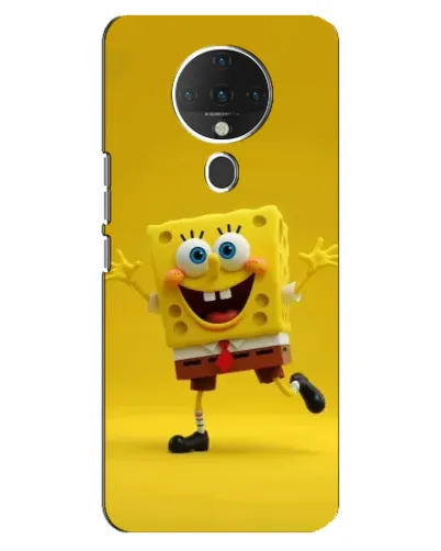 Чехол для TECNO Spark 6 с картинкой «Позитивный Губка Боб»
