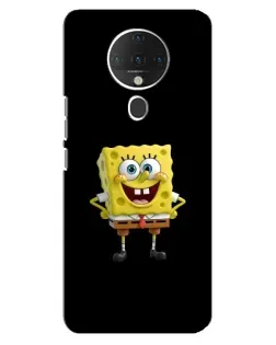 Чехол для TECNO Spark 6 с картинкой «Классический Губка Боб»