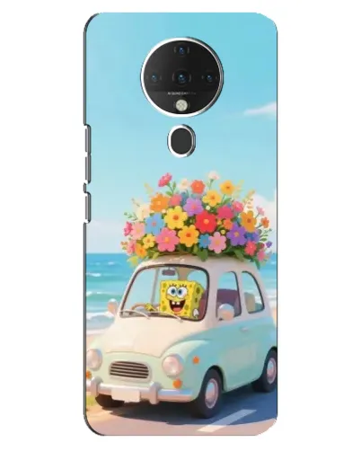 Чехол для TECNO Spark 6 с картинкой «Автомобильное путешествие»