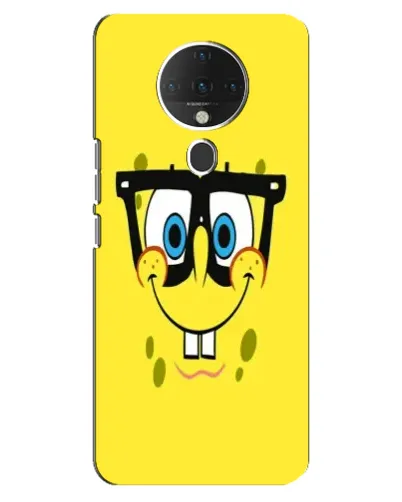 Чехол для TECNO Spark 6 с картинкой «Минималистичный Спанч Боб» Чехол для TECNO Spark 6 с картинкой «Минималистичный Спанч Боб»