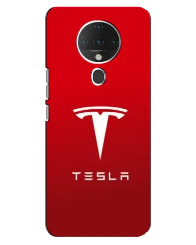 Чехол для TECNO Spark 6 с картинкой «Tesla Red Classic»