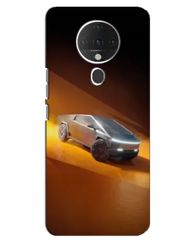Чехол для TECNO Spark 6 с картинкой «Cybertruck в пустыне»