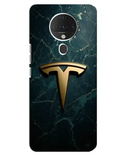 Чехол для TECNO Spark 6 с картинкой «Мраморная Tesla Gold»