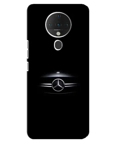 Чехол для TECNO Spark 6 с картинкой «Mercedes — абстрактные линии»