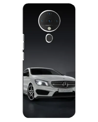 Чехол для TECNO Spark 6 с картинкой «Mercedes AMG GT Silver»