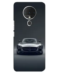 Чехол для TECNO Spark 6 с картинкой «Mercedes на черном»