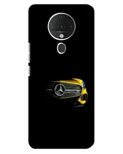 Чехол для TECNO Spark 6 с картинкой «Mercedes — ретро стиль»