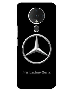 Чехол для TECNO Spark 6 с картинкой «Mercedes Silver Logo»