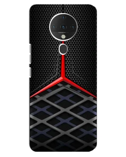 Чехол для TECNO Spark 6 с картинкой «Mercedes Carbon Grid»