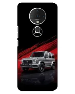 Чехол для TECNO Spark 6 с картинкой «Mercedes G-Class красный»