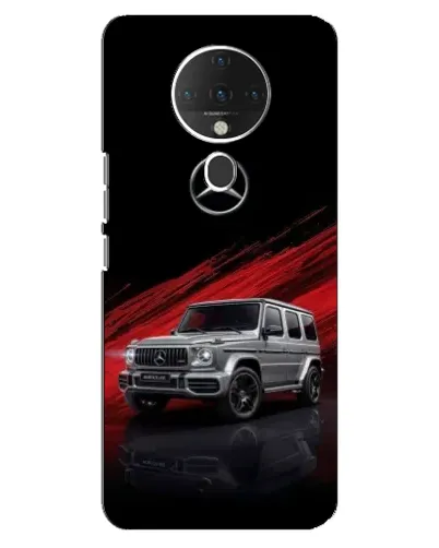 Чехол для TECNO Spark 6 с картинкой «Mercedes G-Class красный»