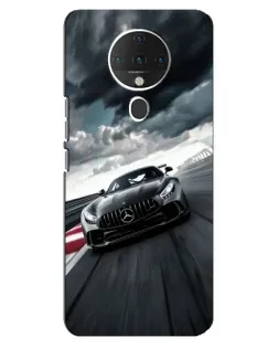 Чехол для TECNO Spark 6 с картинкой «Гоночный Mercedes AMG»